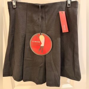 Maze Elegant Black Circle Skirt